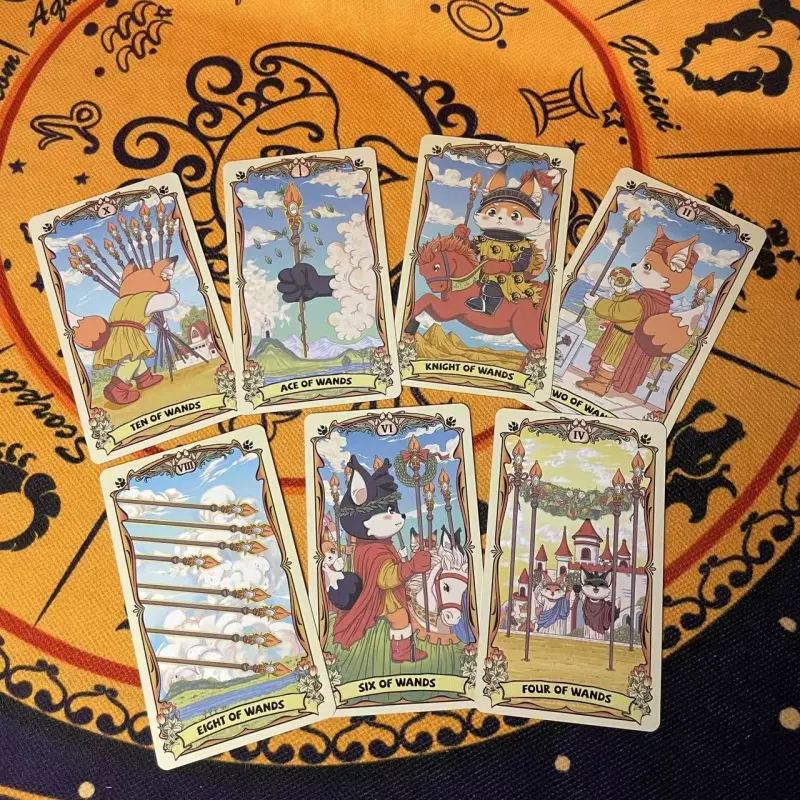 ZOCO Little Li Eden Waite Series Cute Style Good Looking Tarot Board Games-4