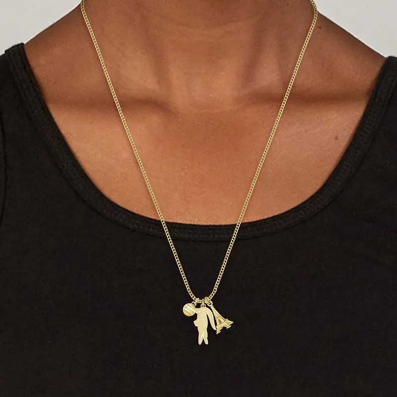 LACOSTE Stainless Steel Necklaces Unisex Gold 2040454-4