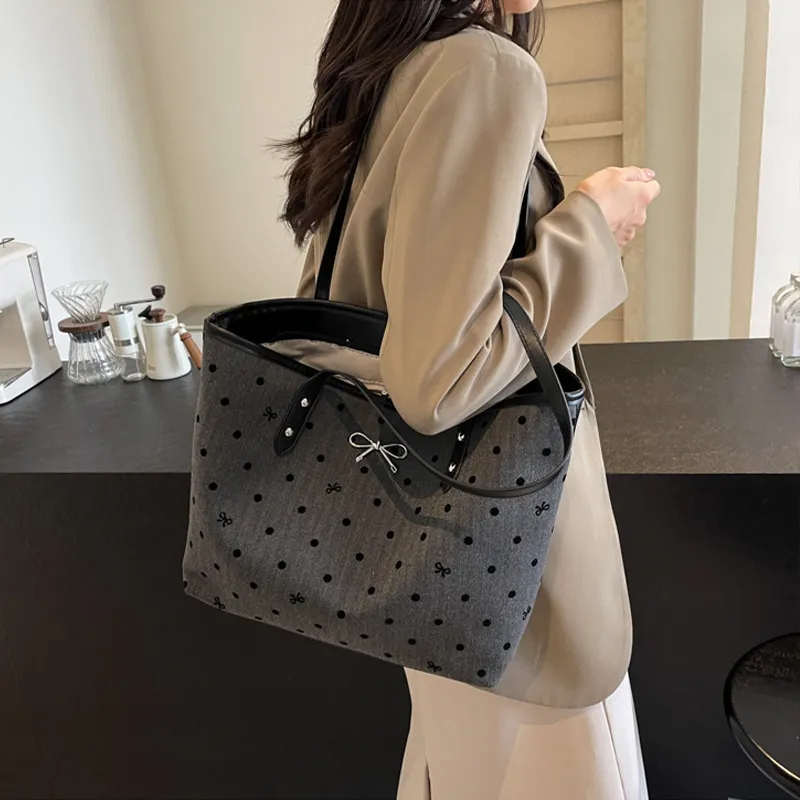 Juju Jimmy Artificial Leather Shoulder Bag Regular Women's Black Gray-1