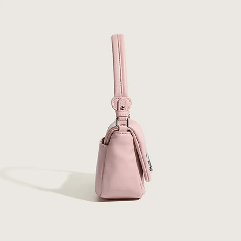 Juju Jimmy PU Shoulder Bag Women's Classic Black/Gardenia White/Mist Pink-12