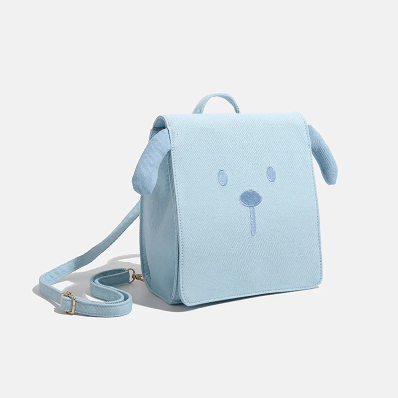 Juju Jimmy Denim Backpack Women's Sky Blue-1
