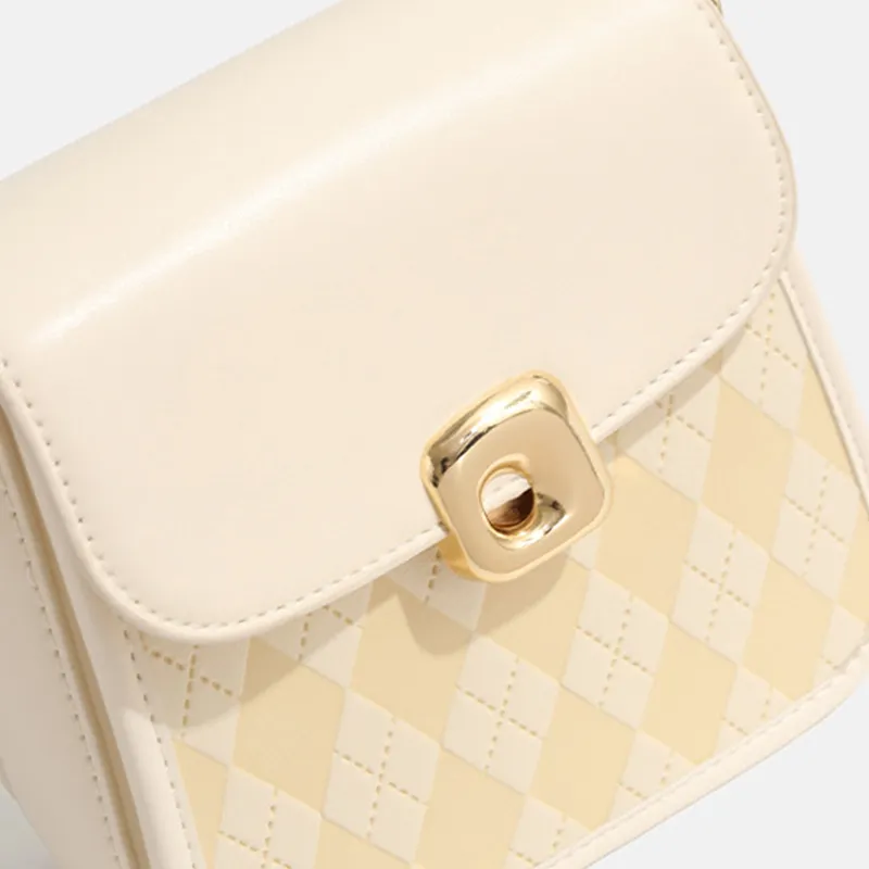 Juju Jimmy PU Shoulder Bag Regular Unisex Light Yellow-6