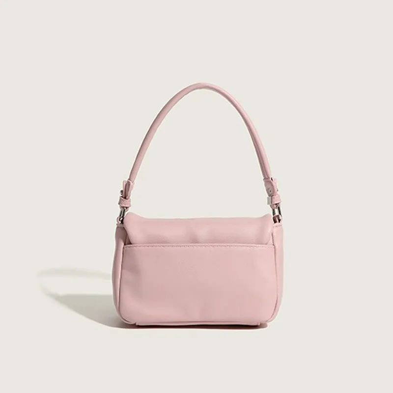 Juju Jimmy PU Shoulder Bag Women's Classic Black/Gardenia White/Mist Pink-11