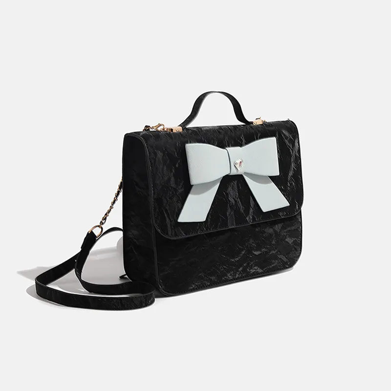 Juju Jimmy Artificial Leather Backpack Women's Black-2