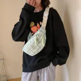 quilted towelling backpack