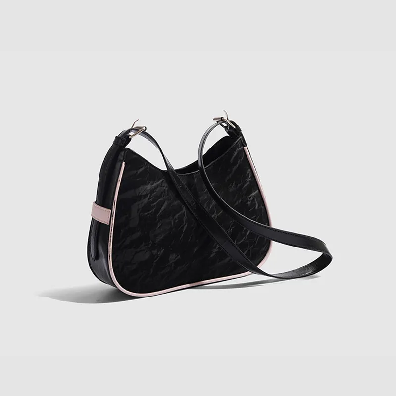 Juju Jimmy PU Shoulder Bag Regular Women's Black-3