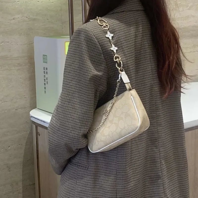 Juju Jimmy Bag Straps Gold Tone Decorative Chain+Four Leaf Clover Extender Chain+Extender Chain-4