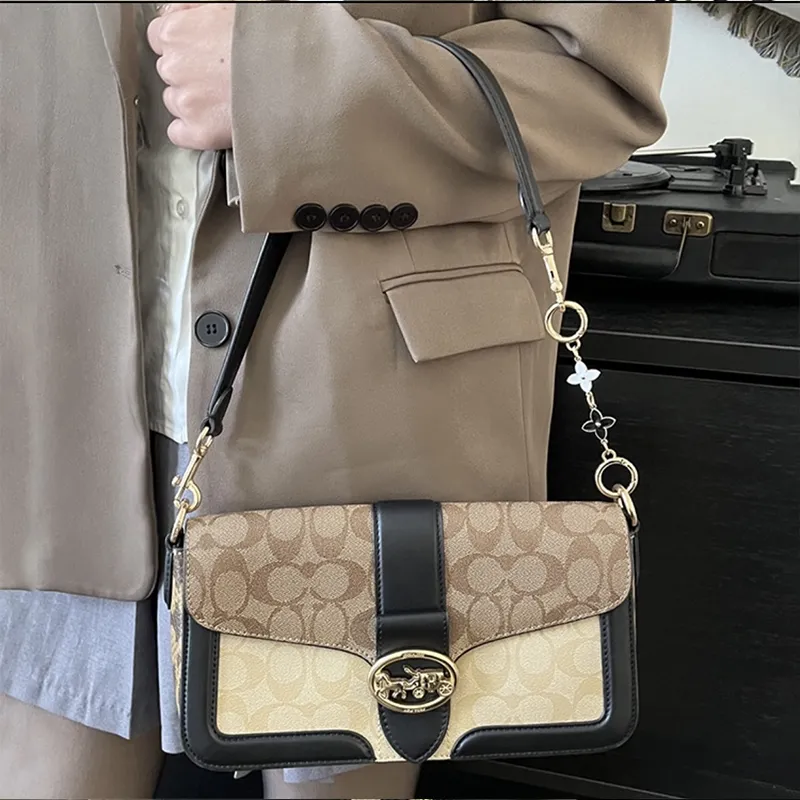 Juju Jimmy Metal Bag Strap Women's Black White-4