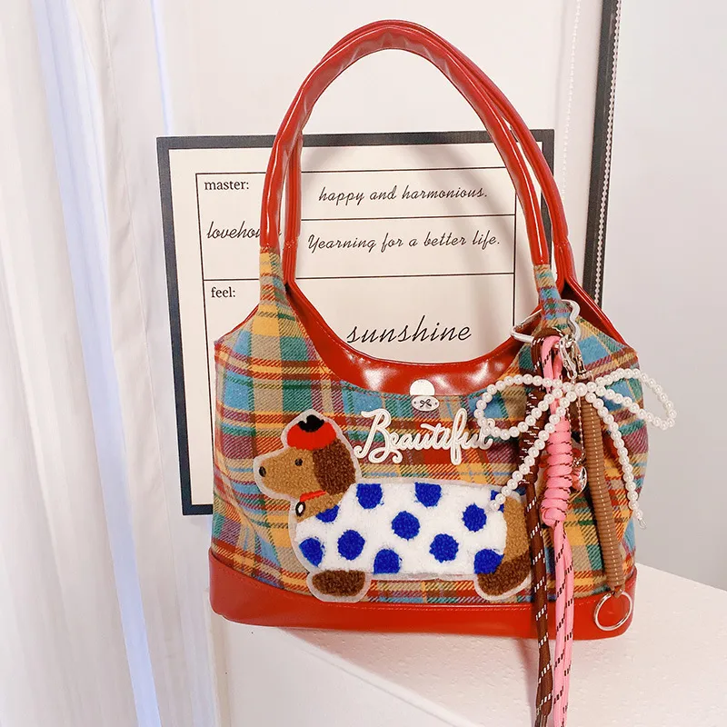 Juju Jimmy Polyester Handbag Regular Women's Red-2