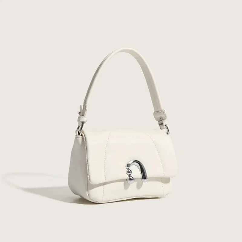 Juju Jimmy PU Shoulder Bag Women's Classic Black/Gardenia White/Mist Pink-7