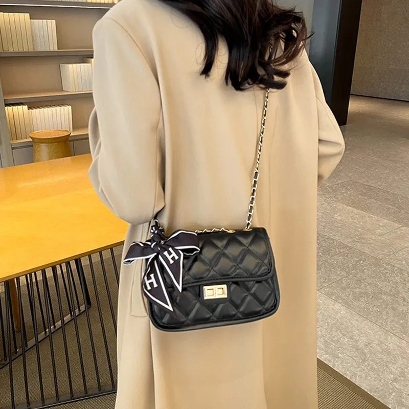 Juju Jimmy PU Shoulder Bag, Crossbody Bag Regular Women's Classic Black-1