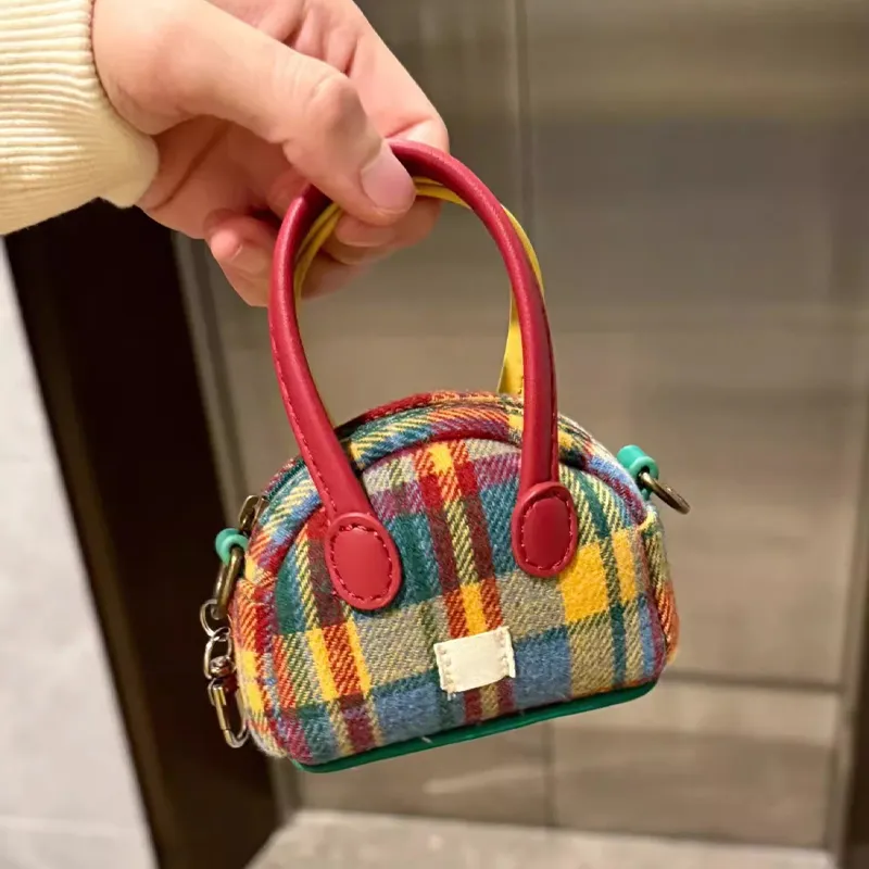 Juju Jimmy Canvas Handbag Mini Women's Red-4