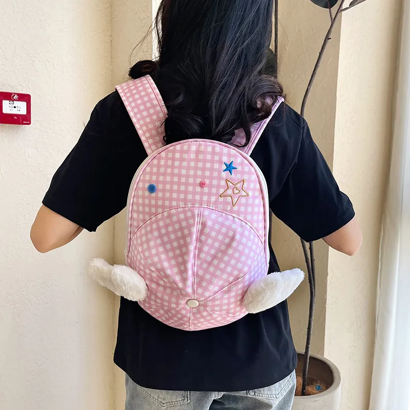 Juju Jimmy Canvas Backpack Regular Women's Pink-3