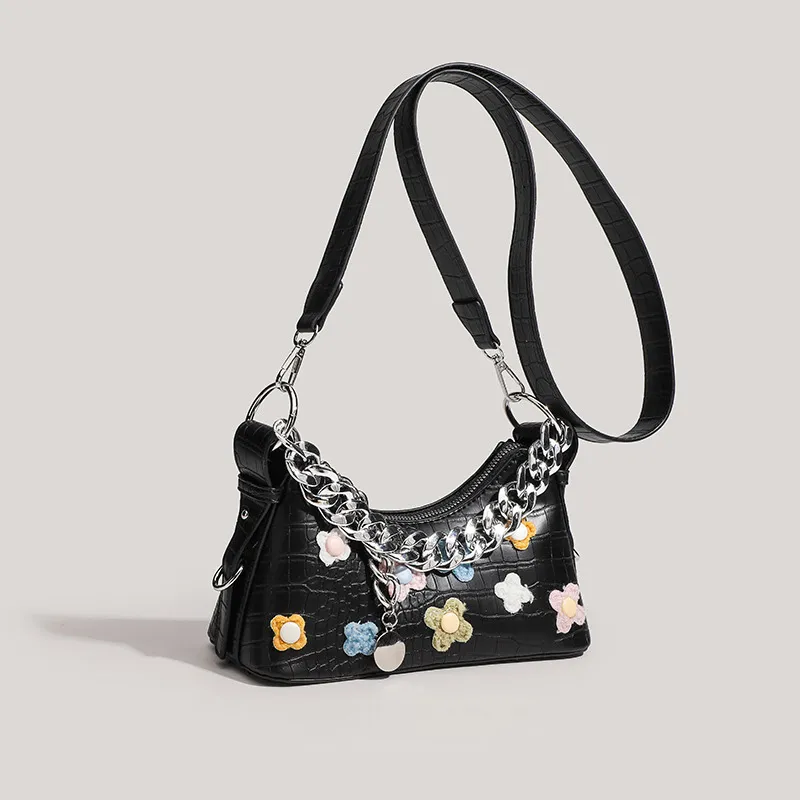 Juju Jimmy PU Handbag Regular Women's Black-4