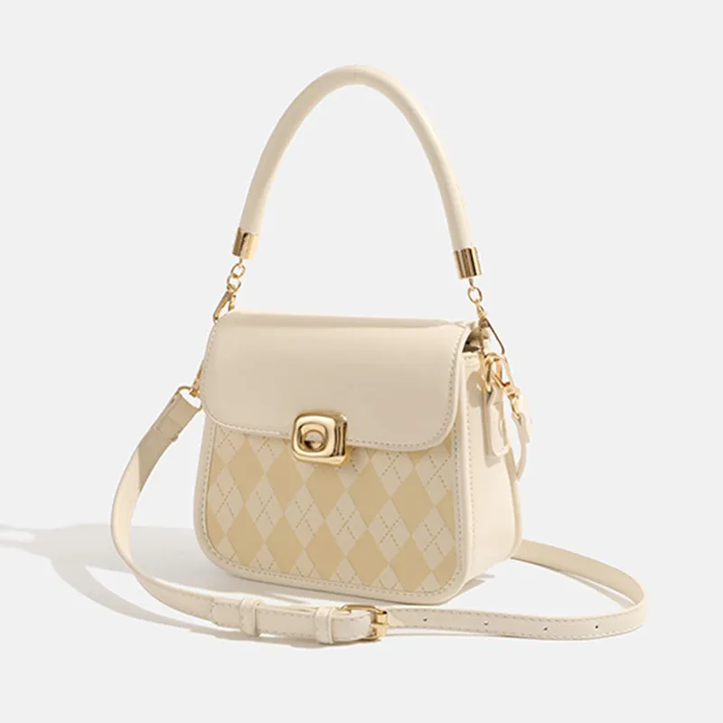 Juju Jimmy PU Shoulder Bag Regular Unisex Light Yellow-5