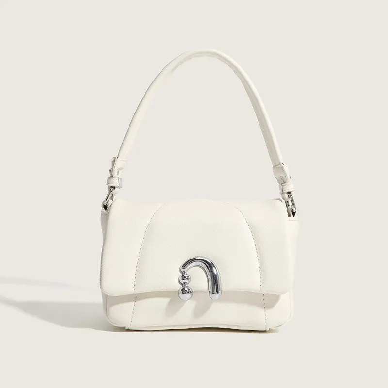 Juju Jimmy PU Shoulder Bag Women's Classic Black/Gardenia White/Mist Pink-6