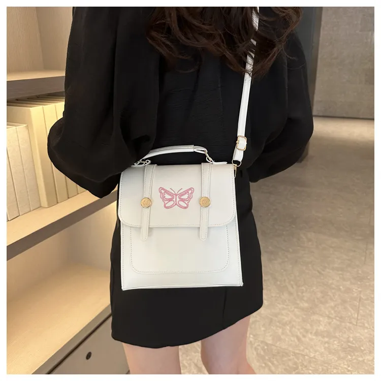 Juju Jimmy PU Backpack Regular Women's Black/Silver/White-14