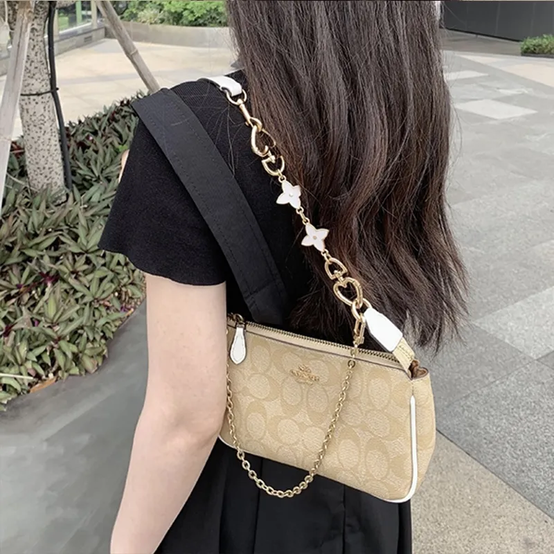 Juju Jimmy Bag Straps Gold Tone Decorative Chain+Four Leaf Clover Extender Chain+Extender Chain-6
