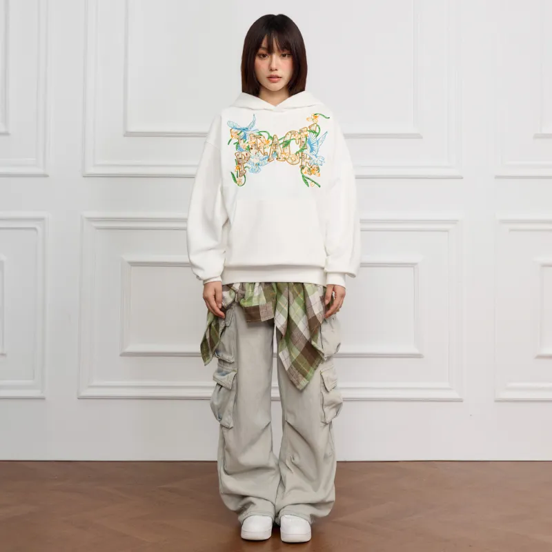 Teach Peace Sweatshirts Unisex Ecru-4