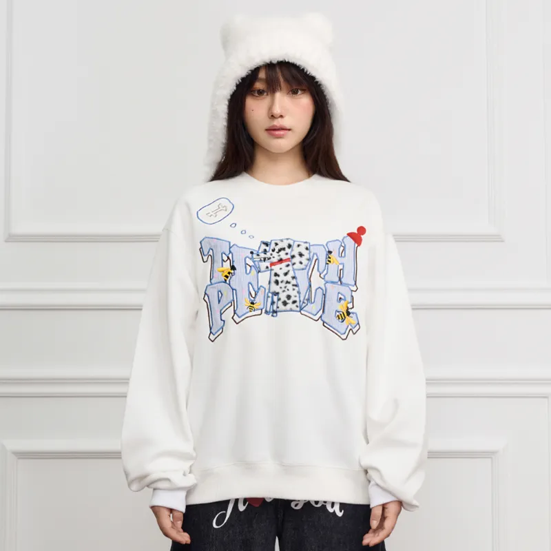 Teach Peace Sweatshirts Unisex Ecru-4