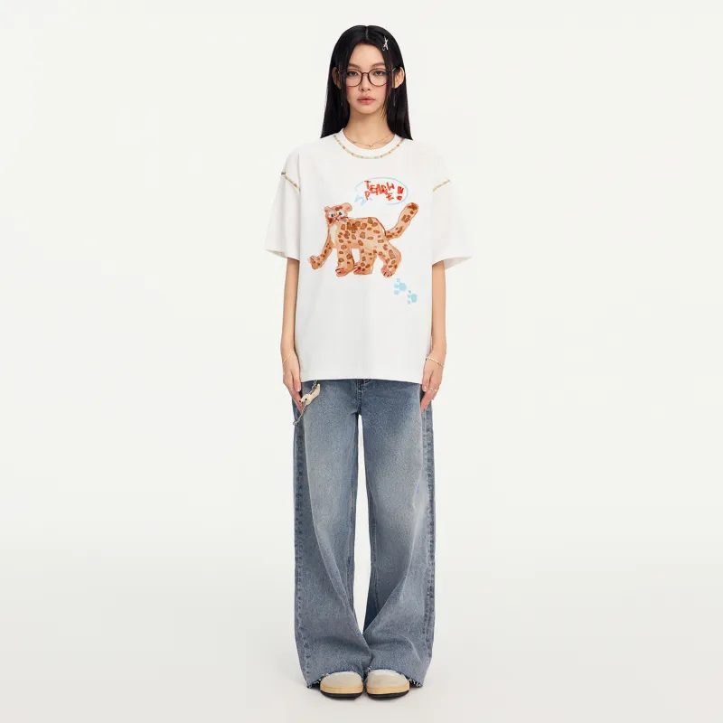 Teach Peace T Shirt Unisex White-4