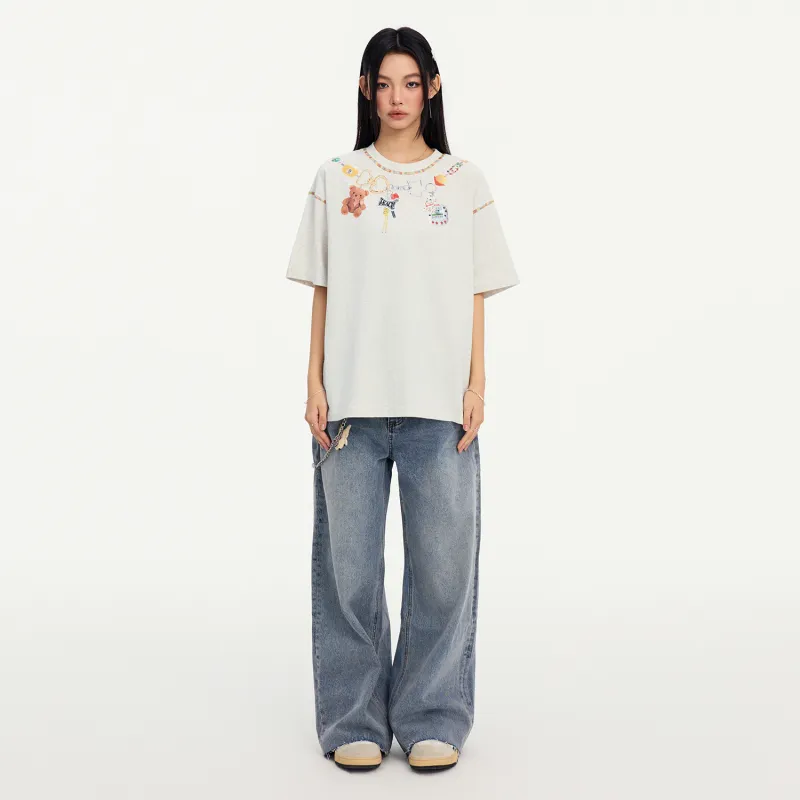 Teach Peace T Shirt Unisex Light Heather Gray-5