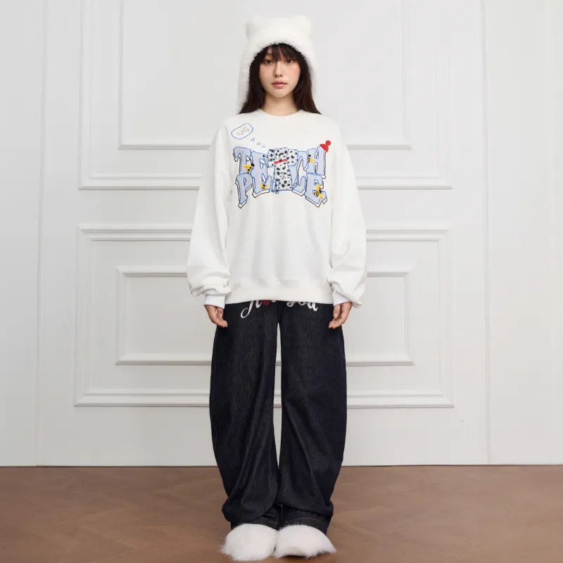 Teach Peace Sweatshirts Unisex Ecru-2