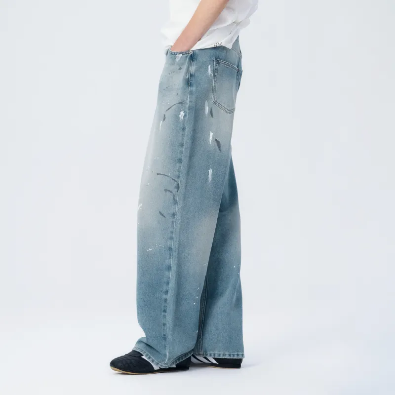 KXLFCHN Jeans Unisex Blue-4