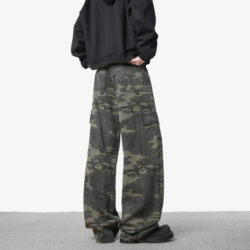 ATLETICO DE MADRID 1903 Jeans Unisex Green Camouflage-1