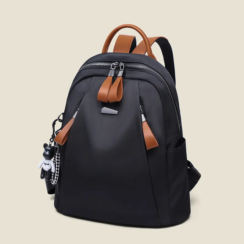 EBLAN Fabric Backpack Regular Women's Extreme Night Black-1