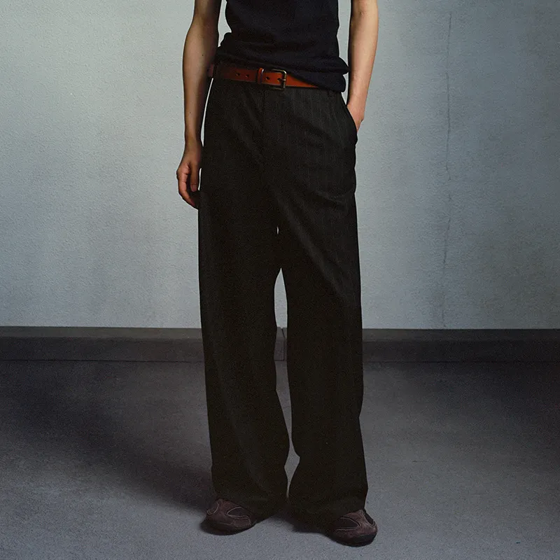 OPICLOTH Suit Trouser Unisex Black Gold-2