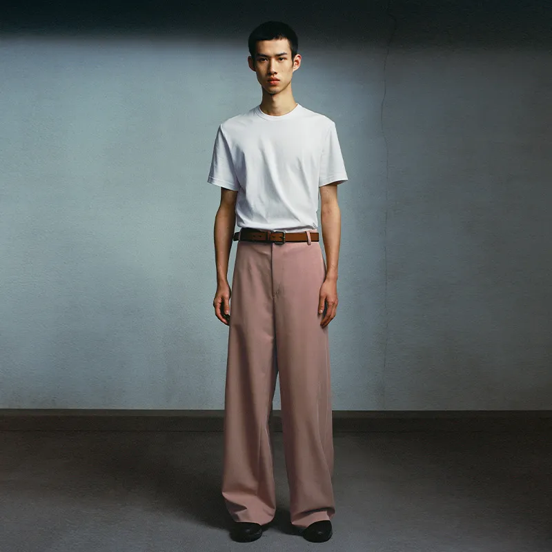OPICLOTH Suit Trouser Unisex Dusty Pink-4