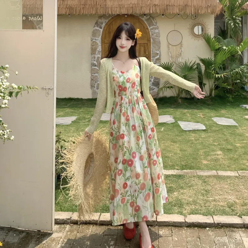 PAVEA Two Piece Skirt Sets Women's-3