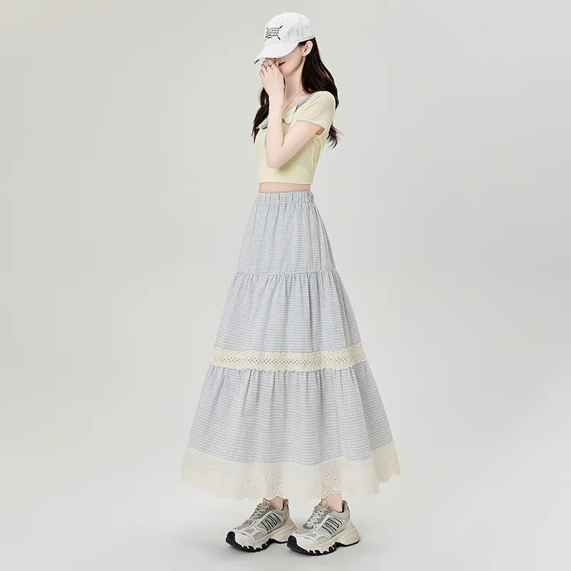 PAVEA Casual Long Skirt Women's-3