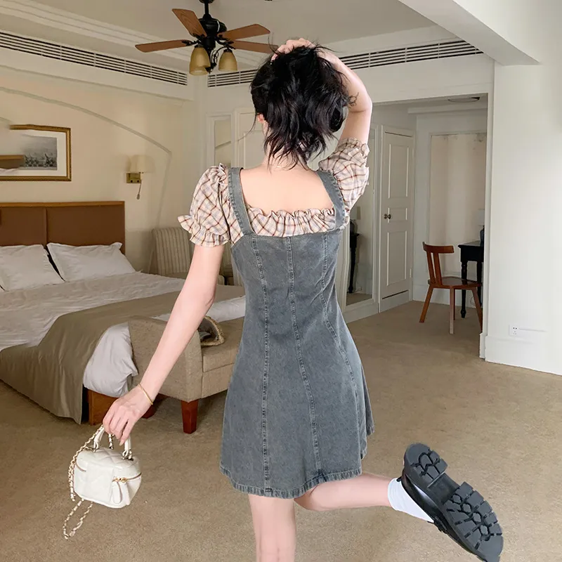 PAVEA Short Sleeved Dress Women's Image Color+Hair Tie Included-3
