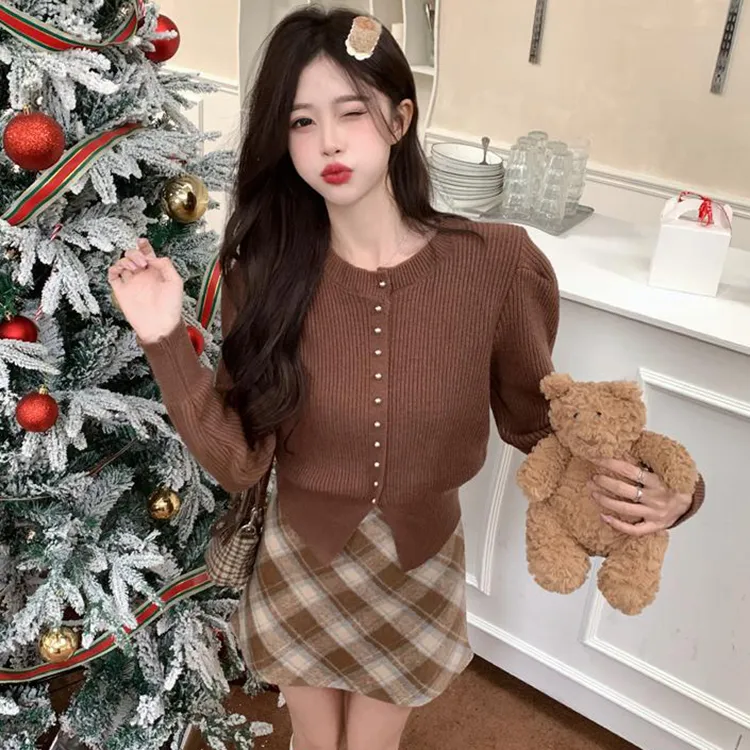 PAVEA Two Piece Skirt Sets Women's-5