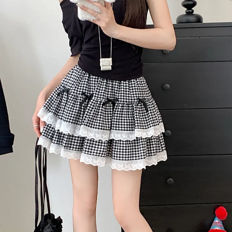 PAVEA Casual Short Skirts Women's-3