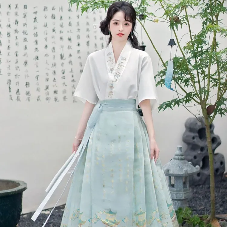 PAVEA Two Piece Skirt Sets Women's-2