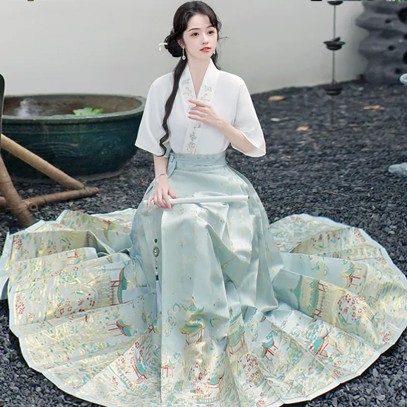 PAVEA Two Piece Skirt Sets Women's-5