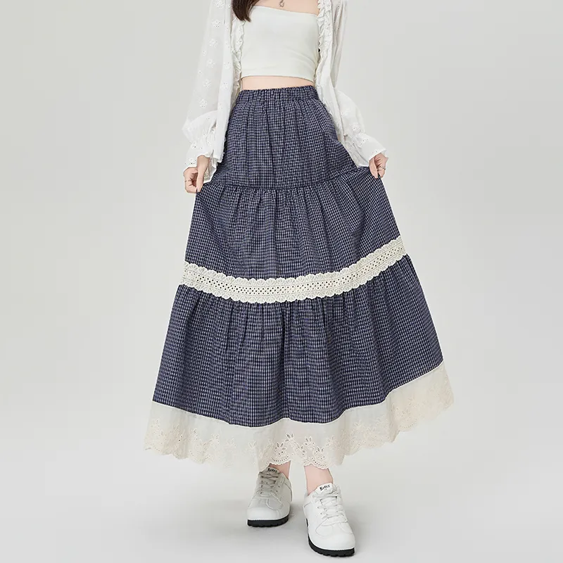 PAVEA Casual Long Skirt Women's-13