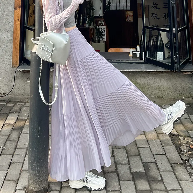 PAVEA Casual Long Skirts Women's-3