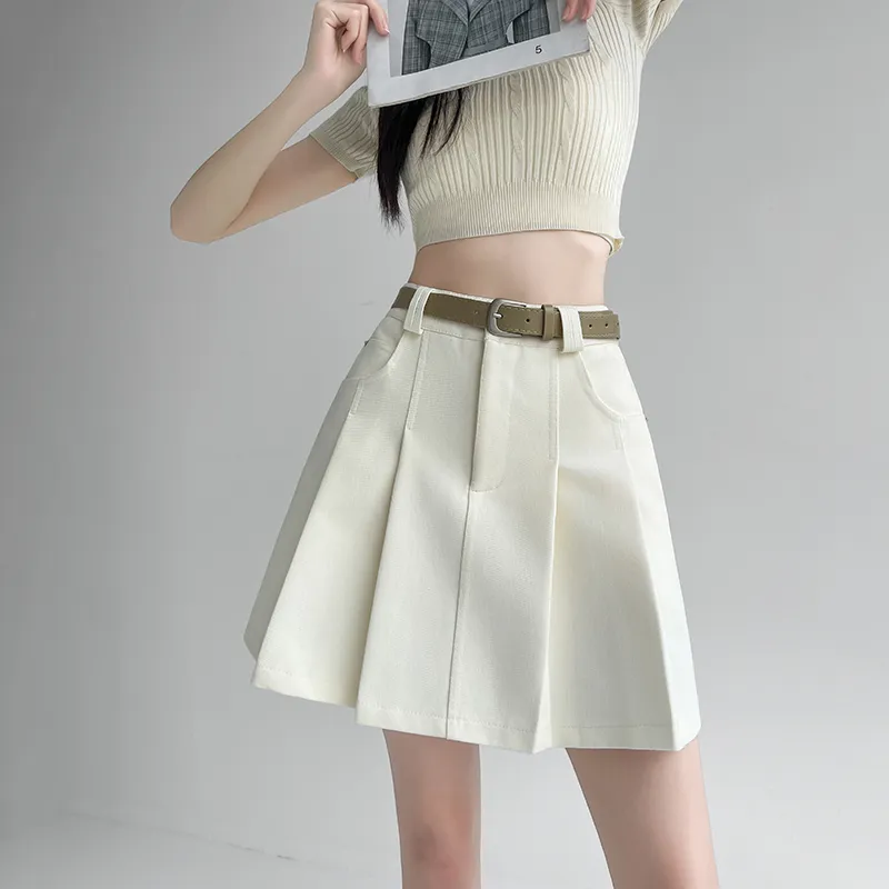 PAVEA Casual Short Skirts Women's-14