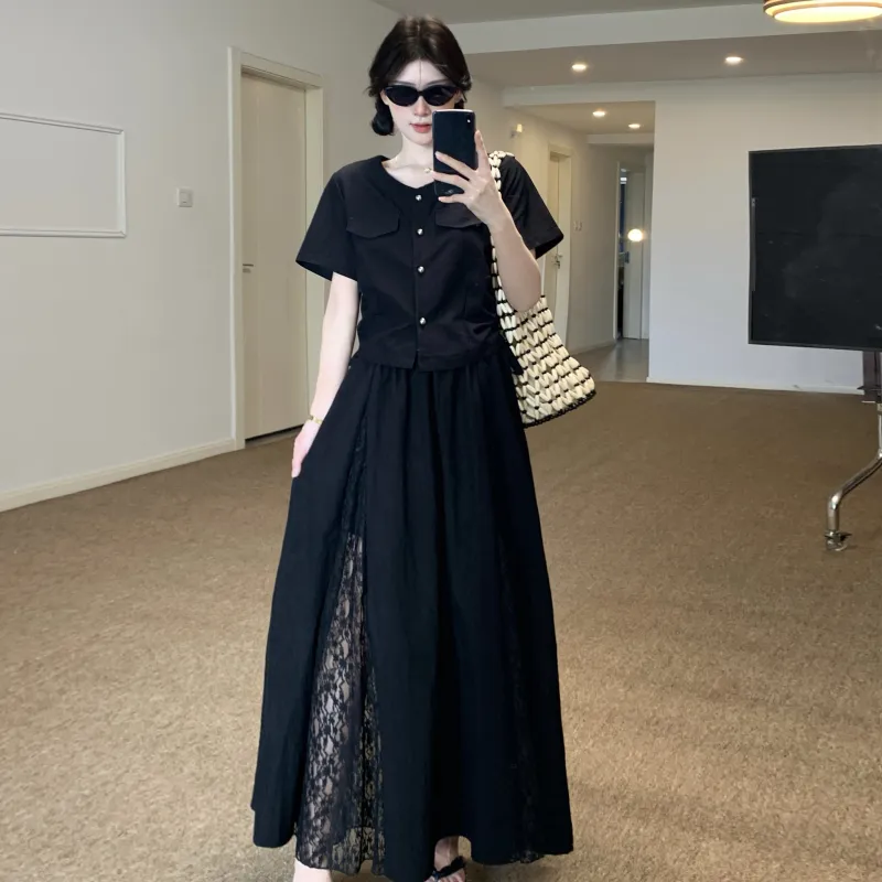 PAVEA Two Piece Skirt Sets Women's-7