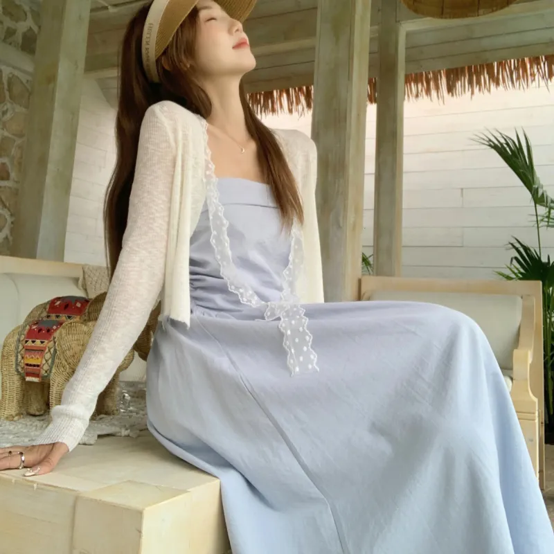 PAVEA Two Piece Skirt Sets Women's-5