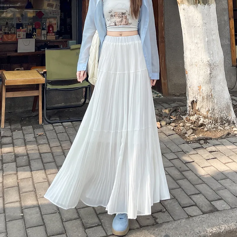 PAVEA Casual Long Skirts Women's-5
