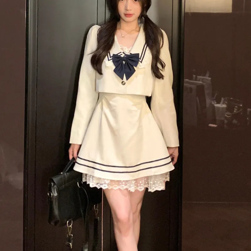 PAVEA Two Piece Skirt Sets Women's-6