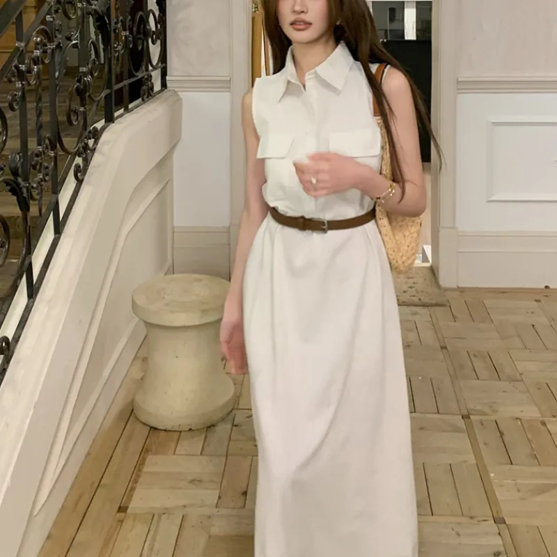 PAVEA Sleeveless Dresses Women's-2