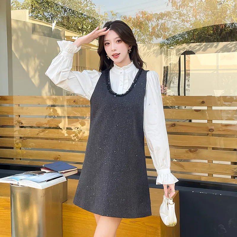 PAVEA Two Piece Skirt Sets Women's-6