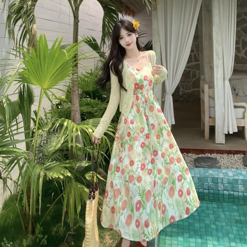 PAVEA Two Piece Skirt Sets Women's-4