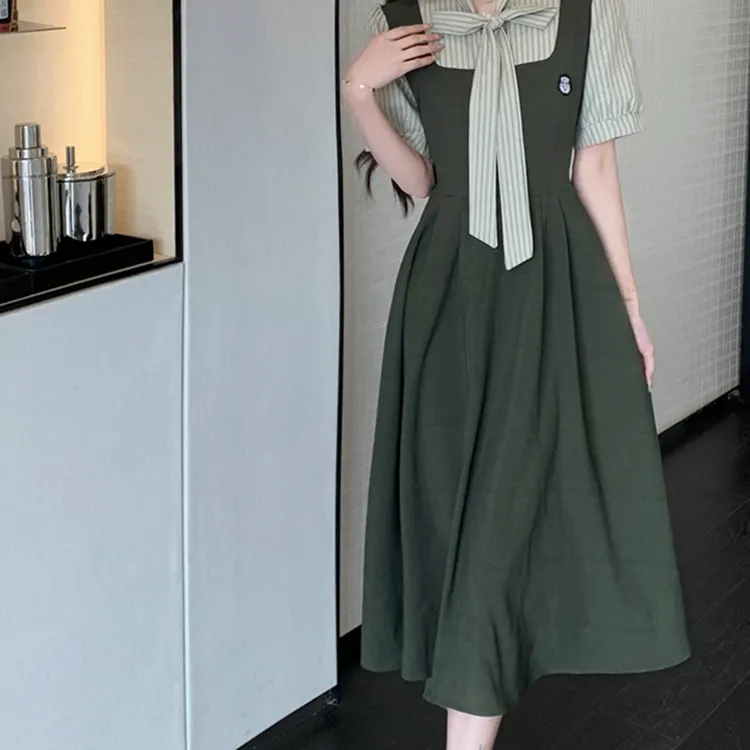 PAVEA Short Sleeved Dress Women's Jasper+Hair Tie Comes With-4
